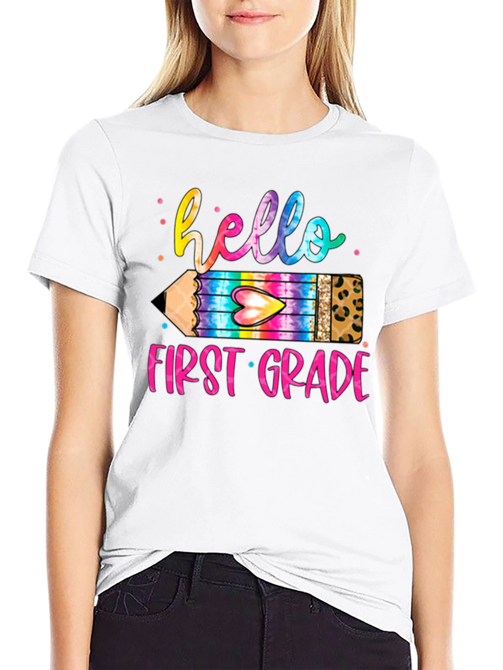 Camiseta Hello First Grade