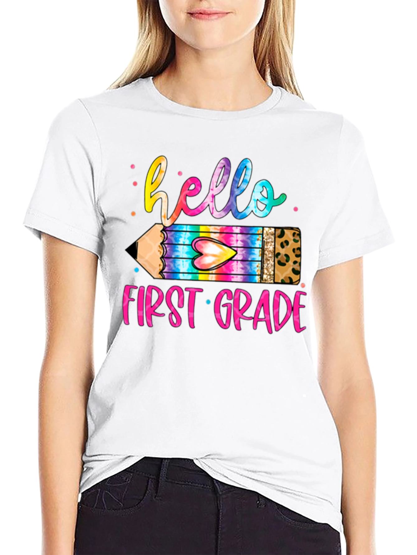 Camiseta Hello First Grade