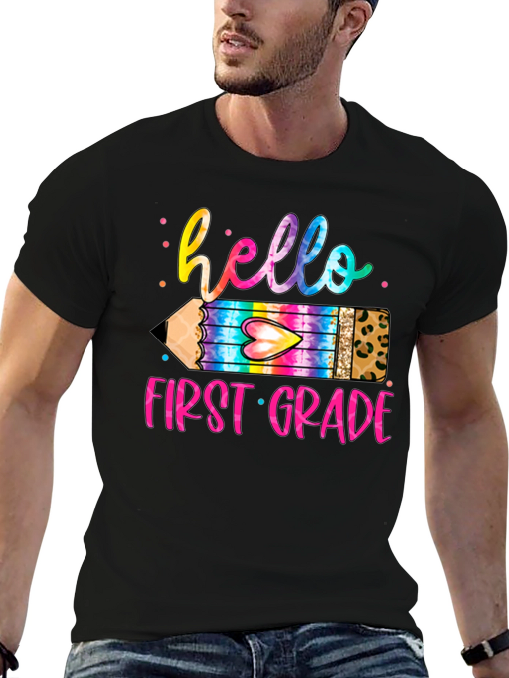 Camiseta Hello First Grade