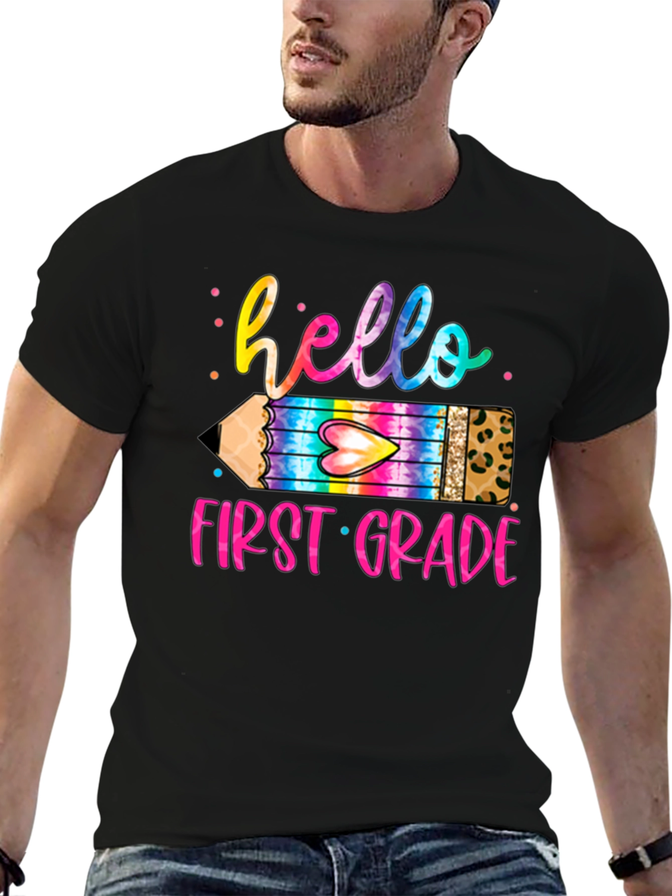 Camiseta Hello First Grade