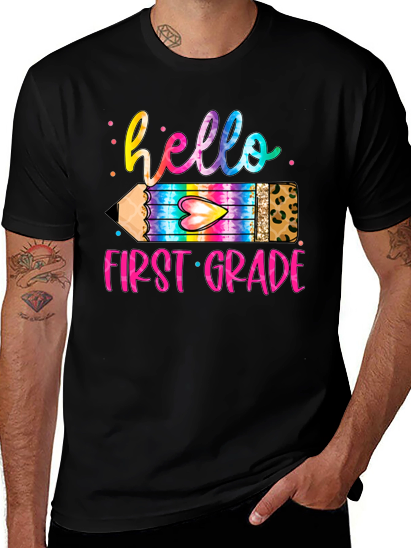 Camiseta Hello First Grade