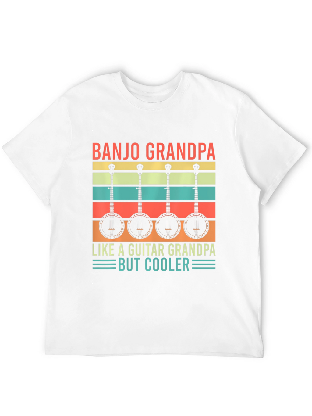 Camiseta Negra Banjo Grandpa But Cooler