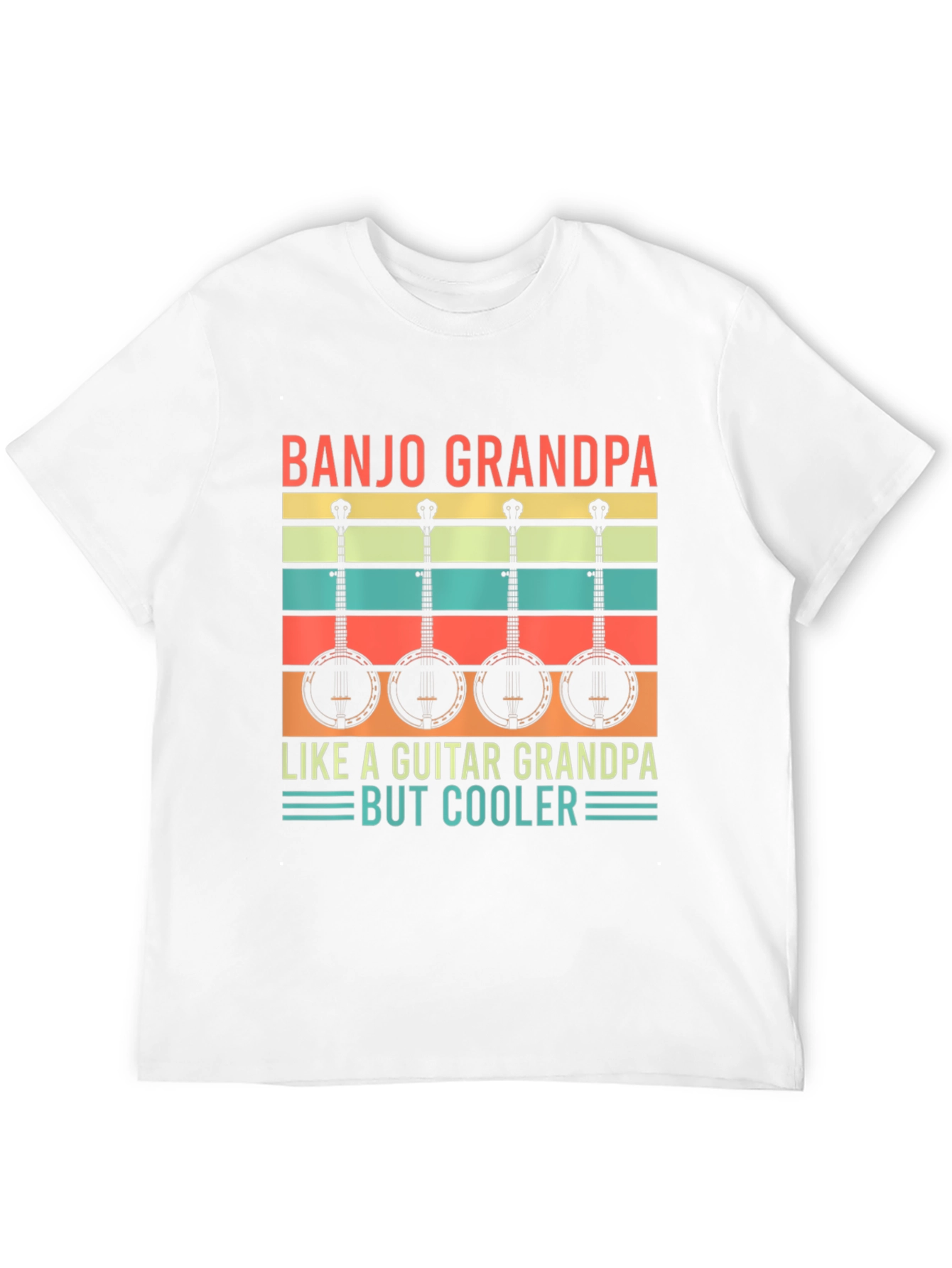 Camiseta Negra Banjo Grandpa But Cooler