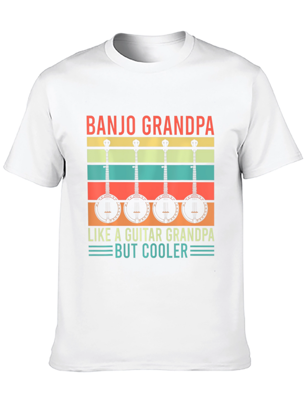 Camiseta Negra Banjo Grandpa But Cooler