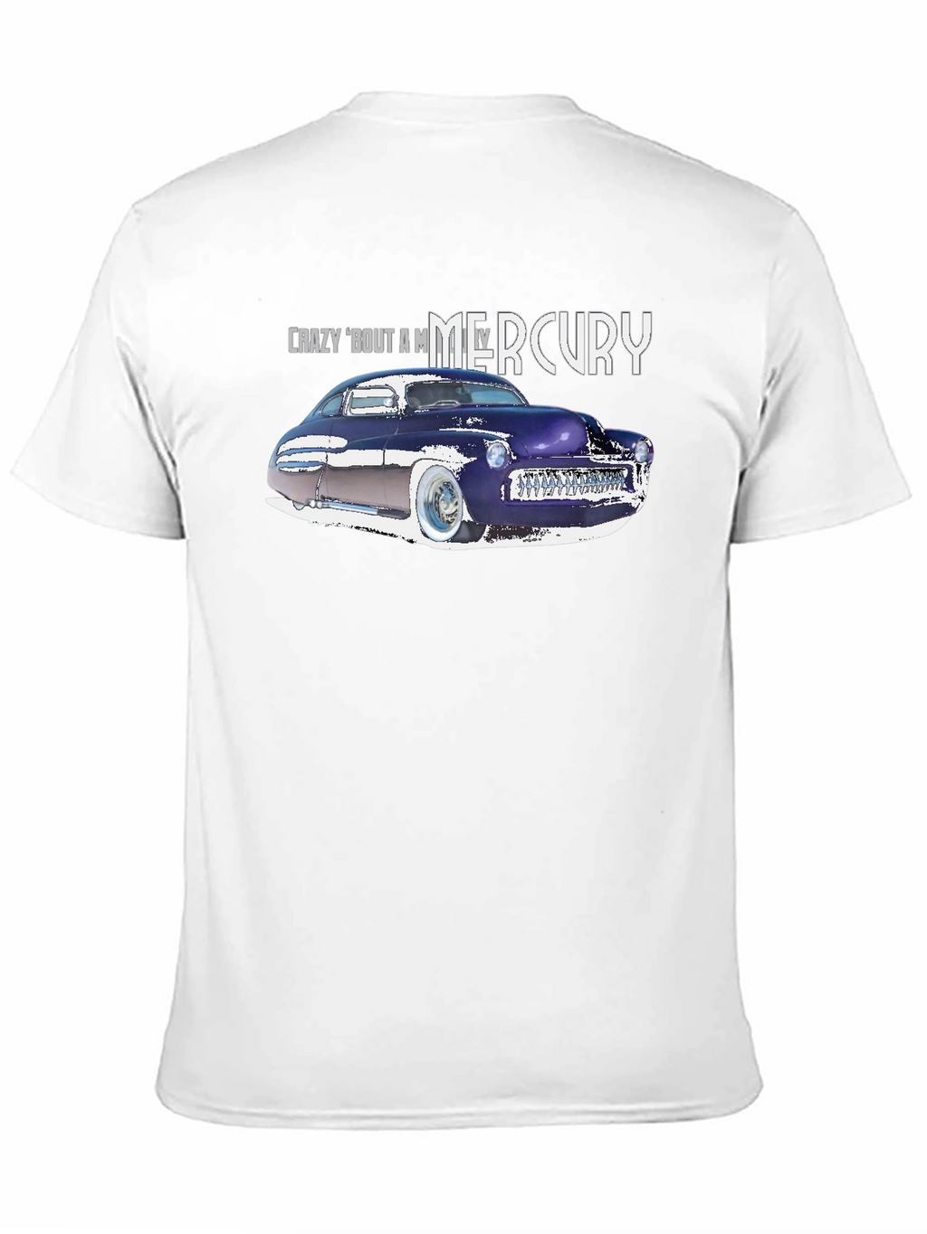 Camiseta Negra Coche Clásico Mercury