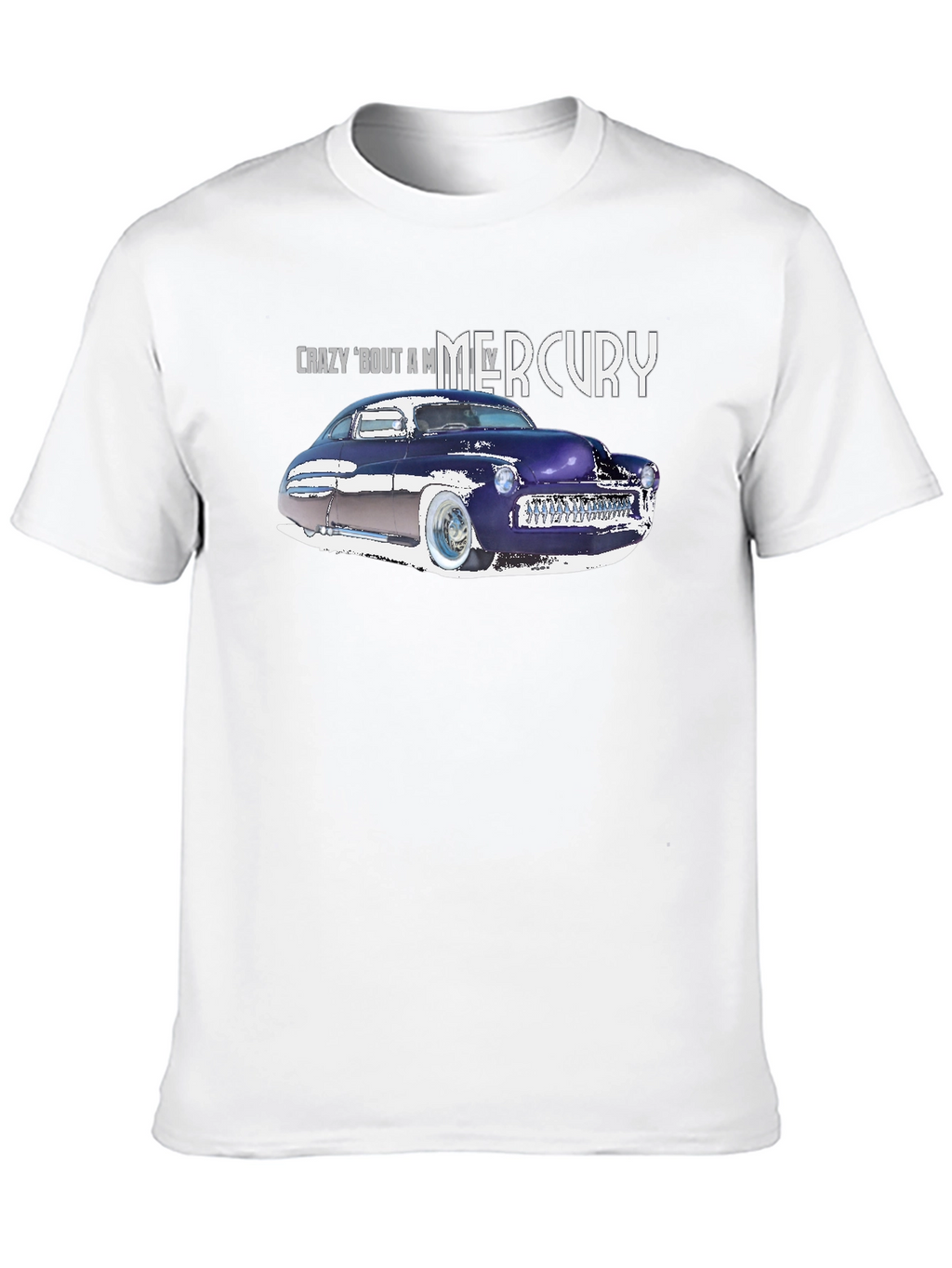 Camiseta Negra Coche Clásico Mercury