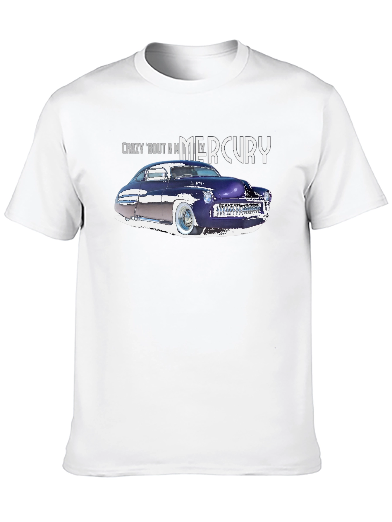 Camiseta Negra Coche Clásico Mercury