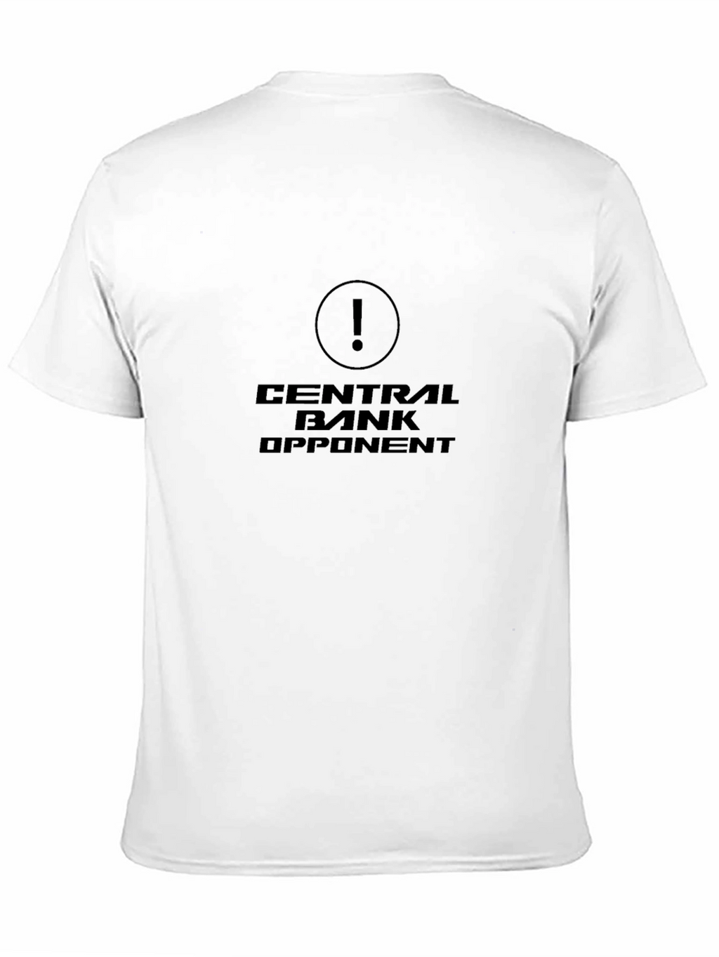 Camiseta Negra Central Bank Opponent