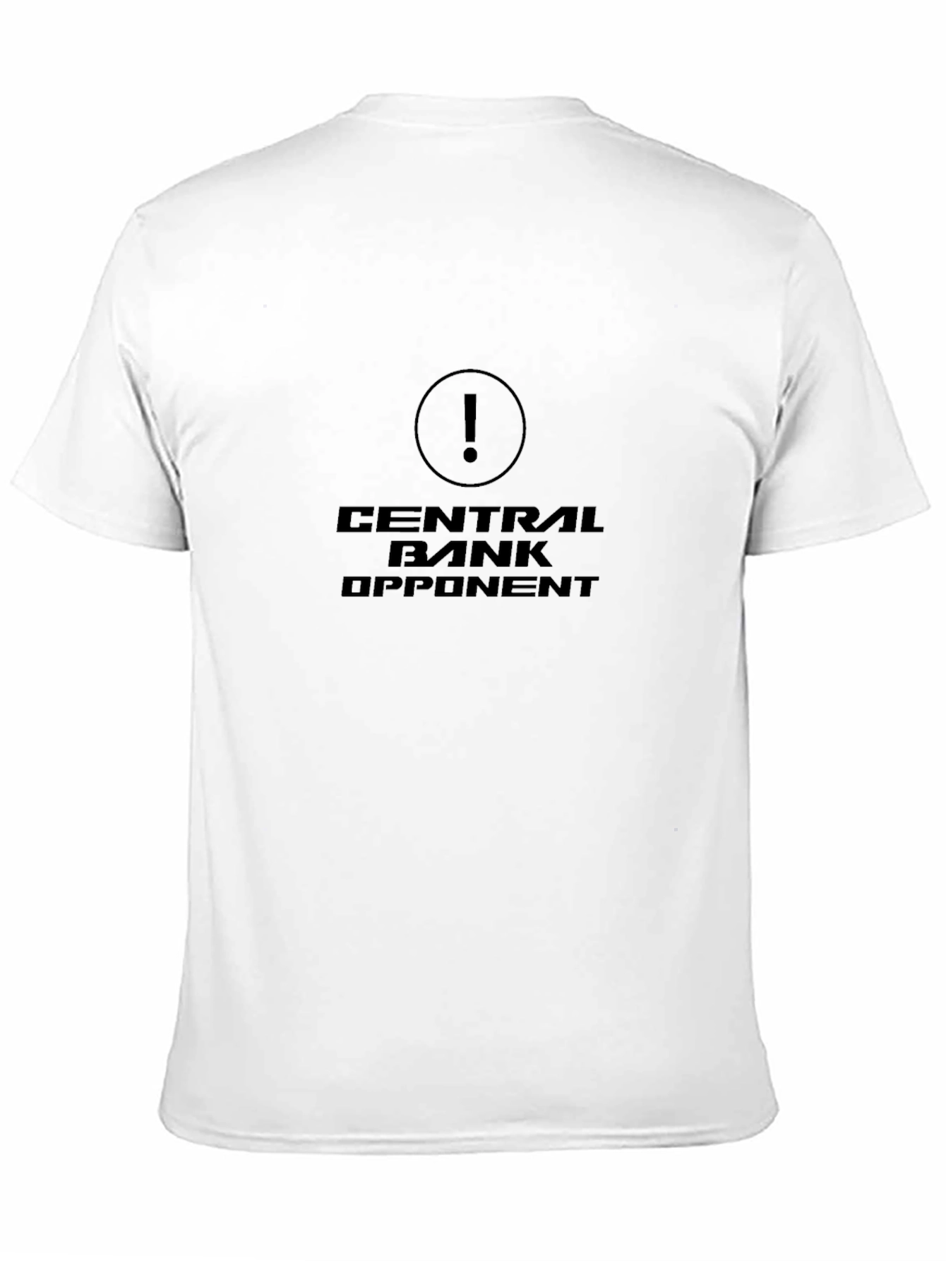 Camiseta Negra Central Bank Opponent