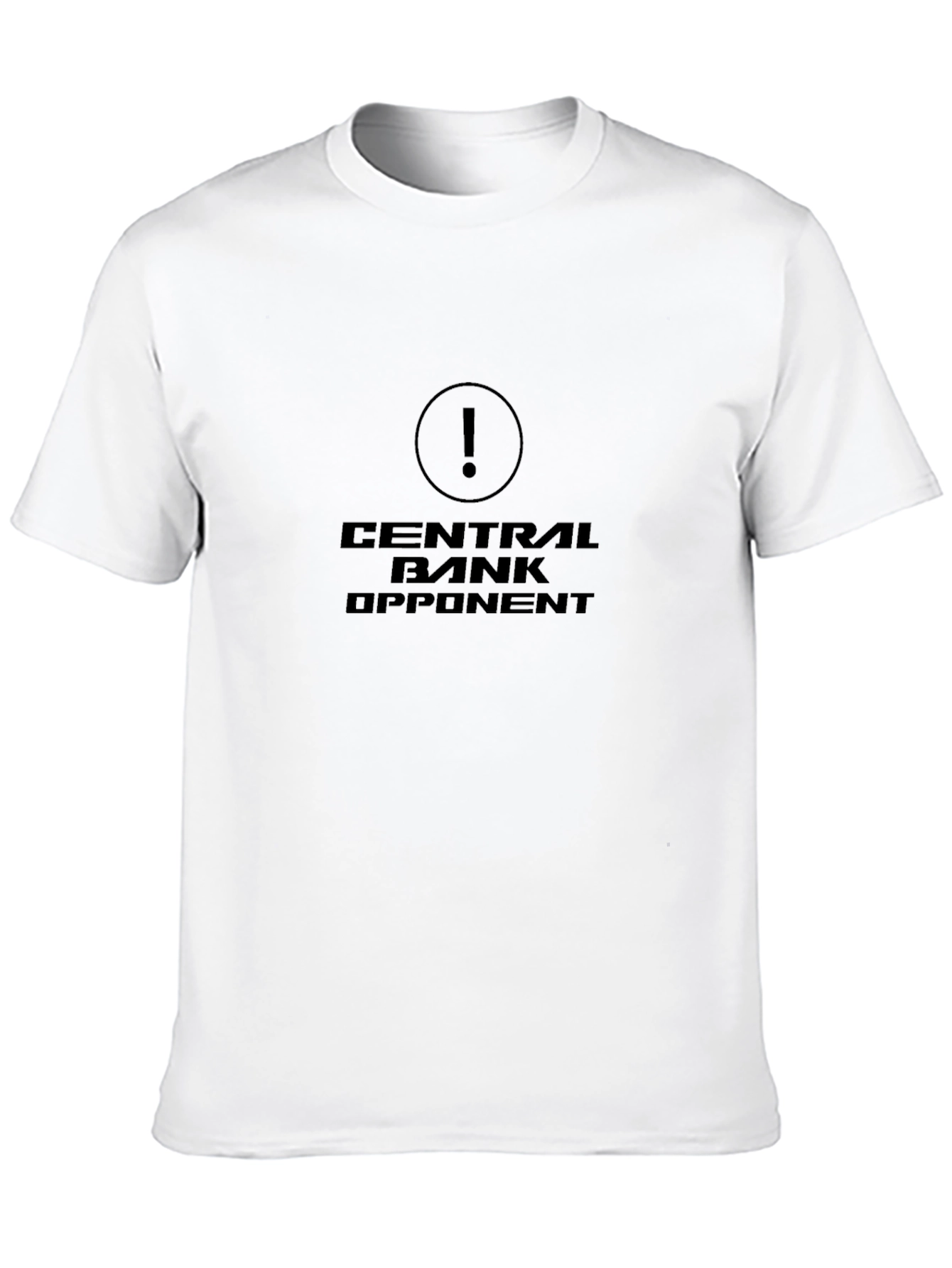 Camiseta Negra Central Bank Opponent