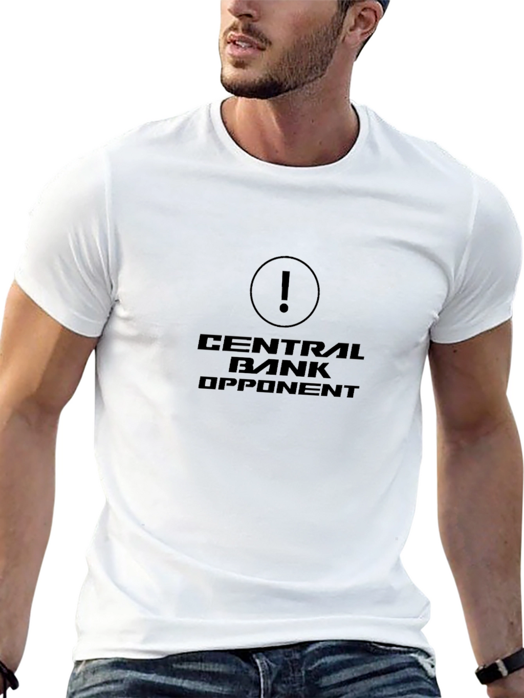 Camiseta Negra Central Bank Opponent