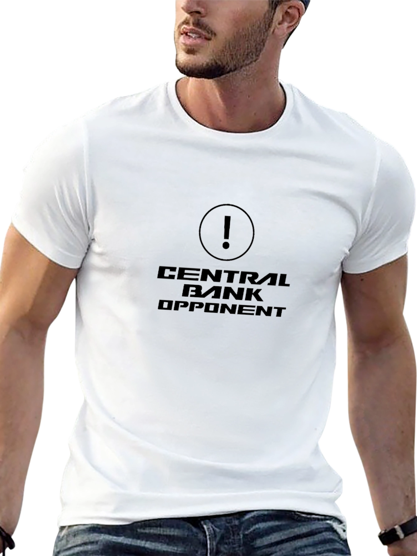 Camiseta Negra Central Bank Opponent