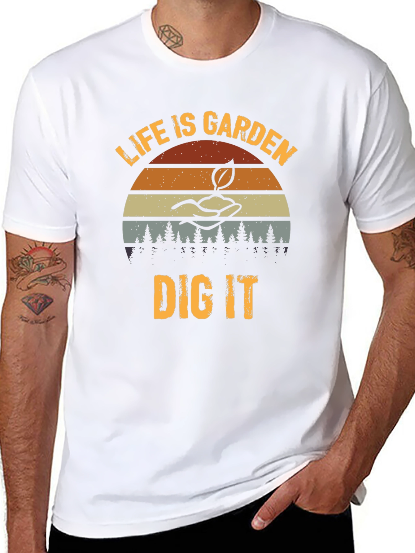 Camiseta Jardinería Life is Garden Dig It