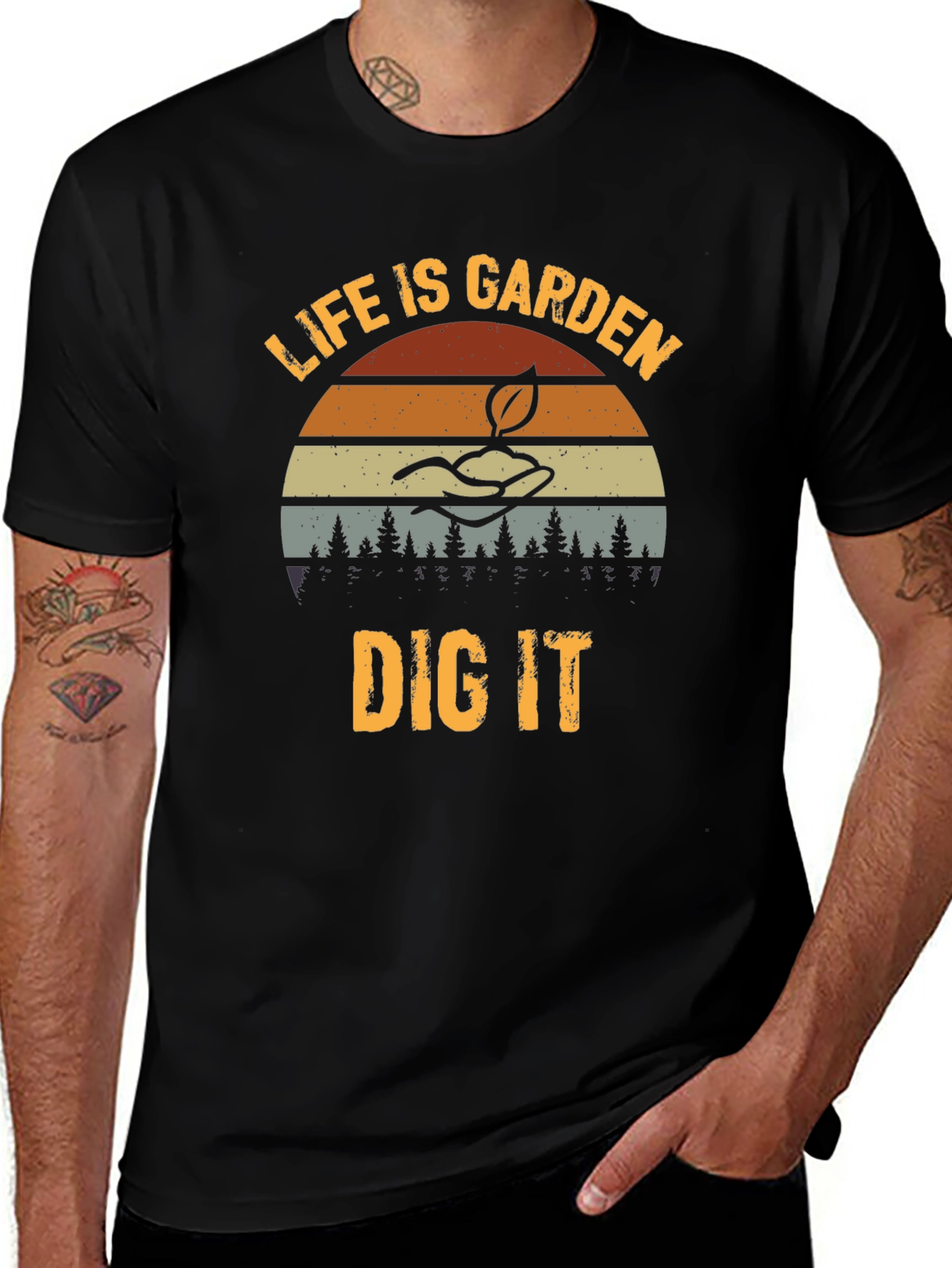 Camiseta Jardinería Life is Garden Dig It