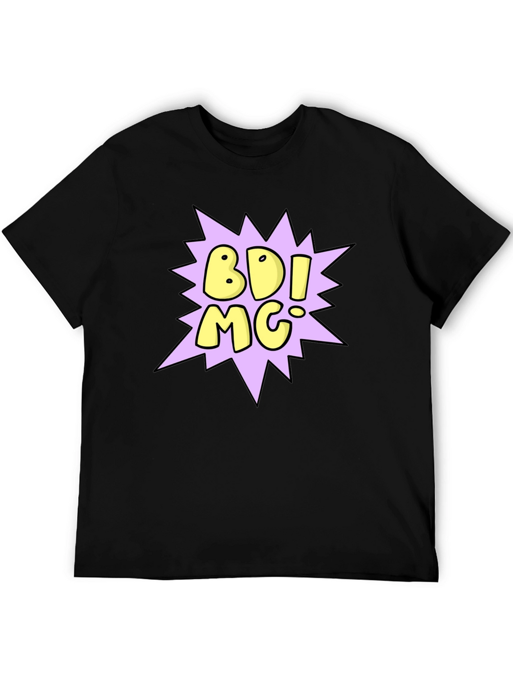Camiseta Negra con Diseño BDI MC