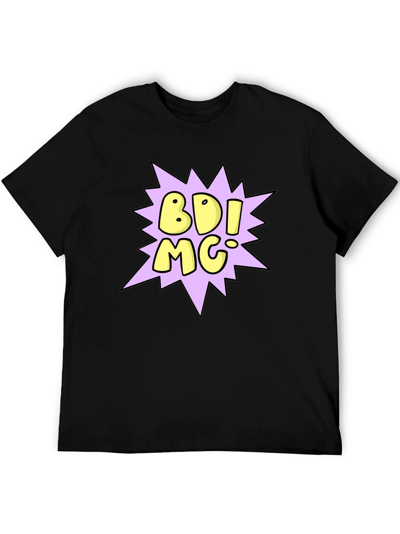 Camiseta Negra con Diseño BDI MC