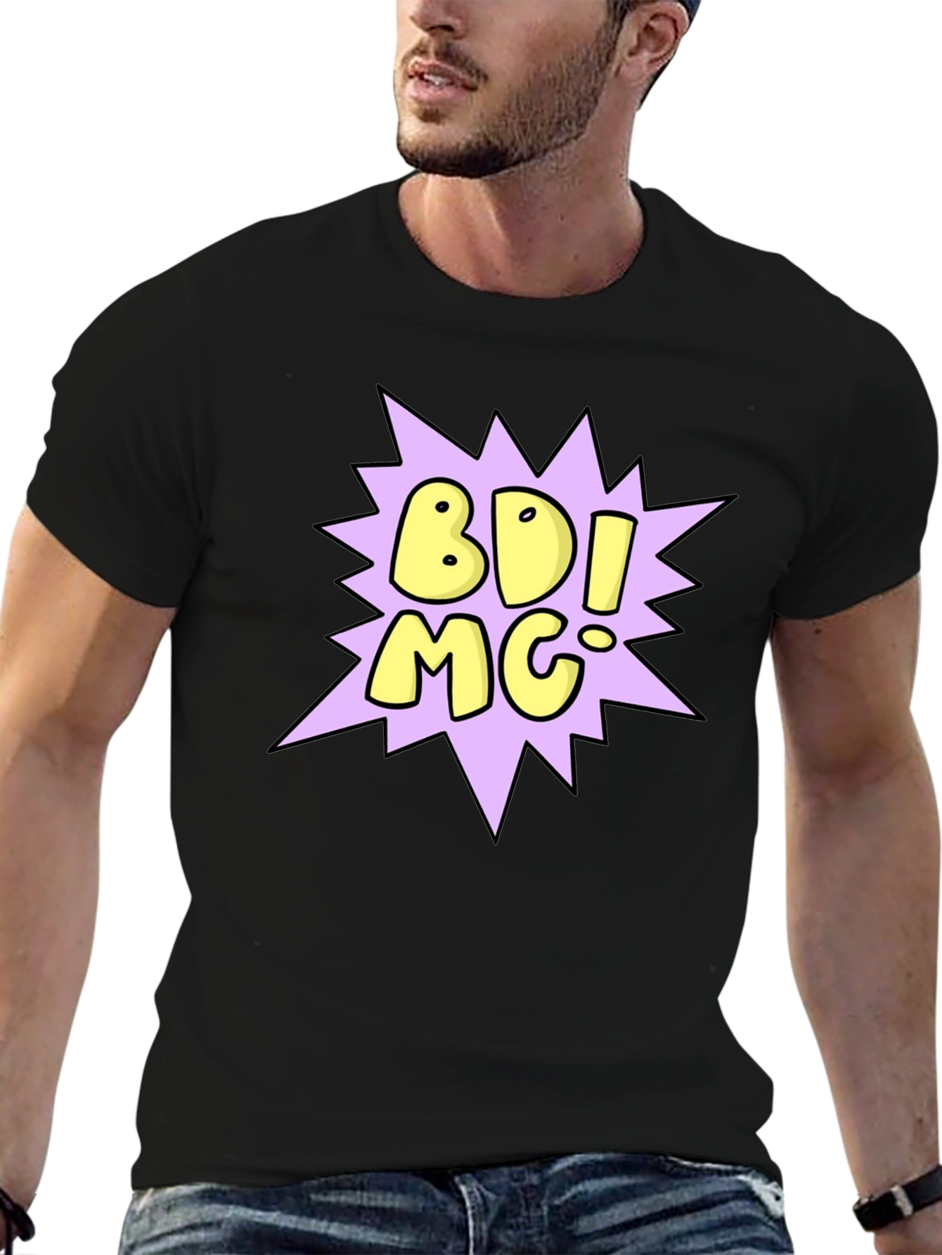 Camiseta Negra con Diseño BDI MC