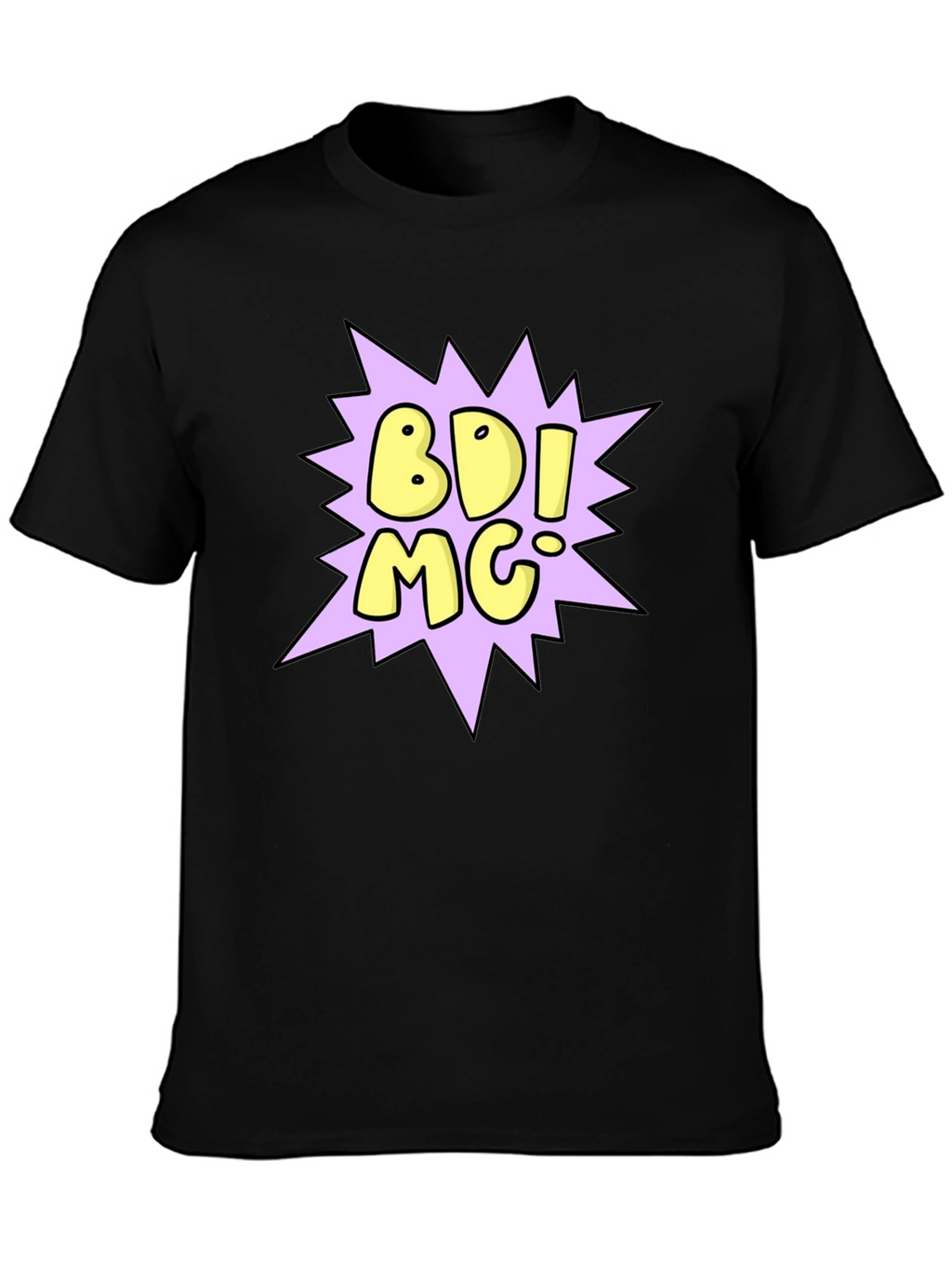 Camiseta Negra con Diseño BDI MC