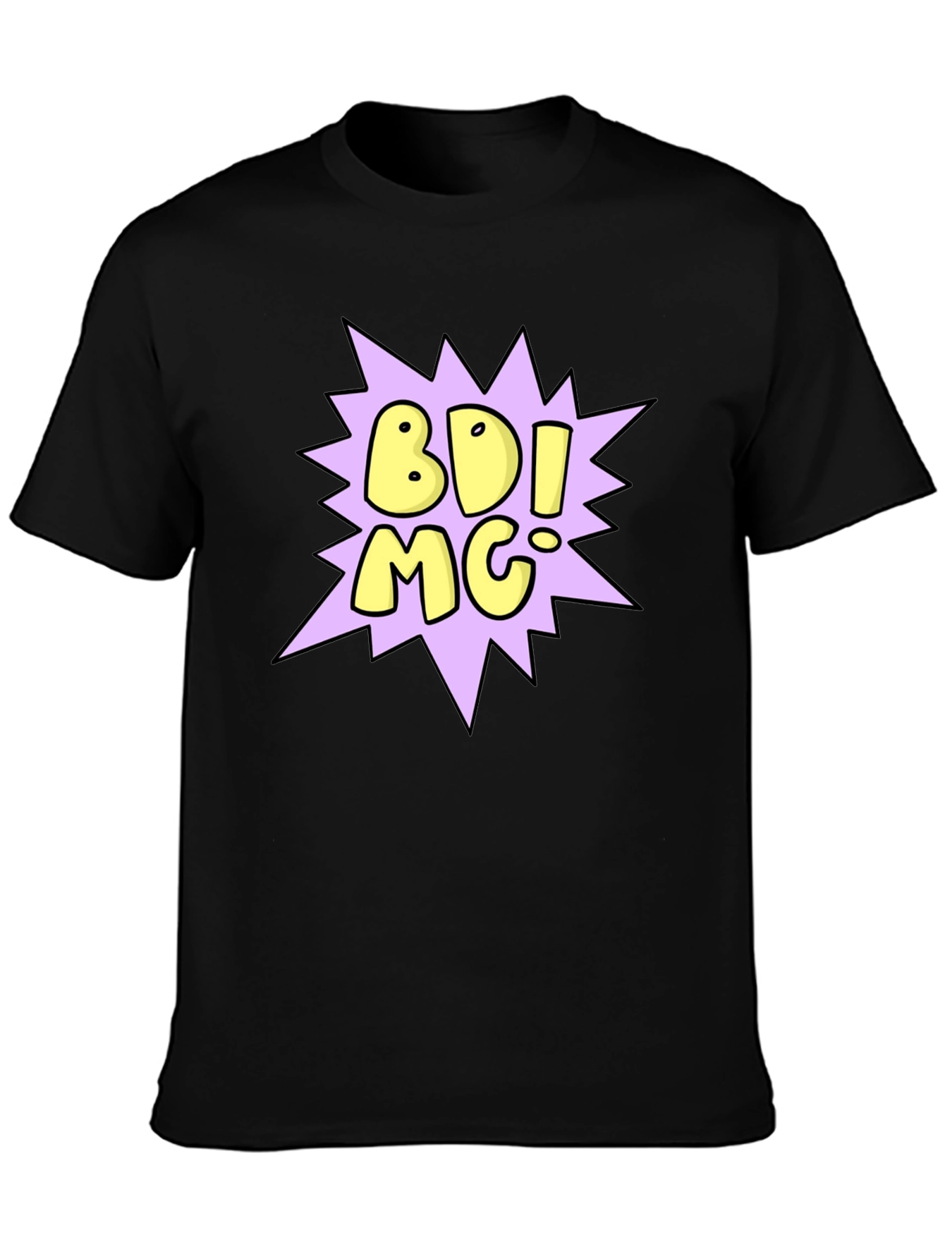 Camiseta Negra con Diseño BDI MC