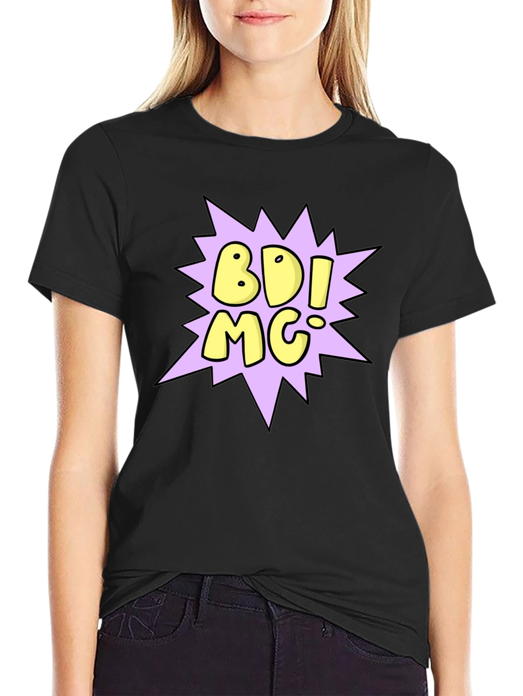 Camiseta Negra con Diseño BDI MC