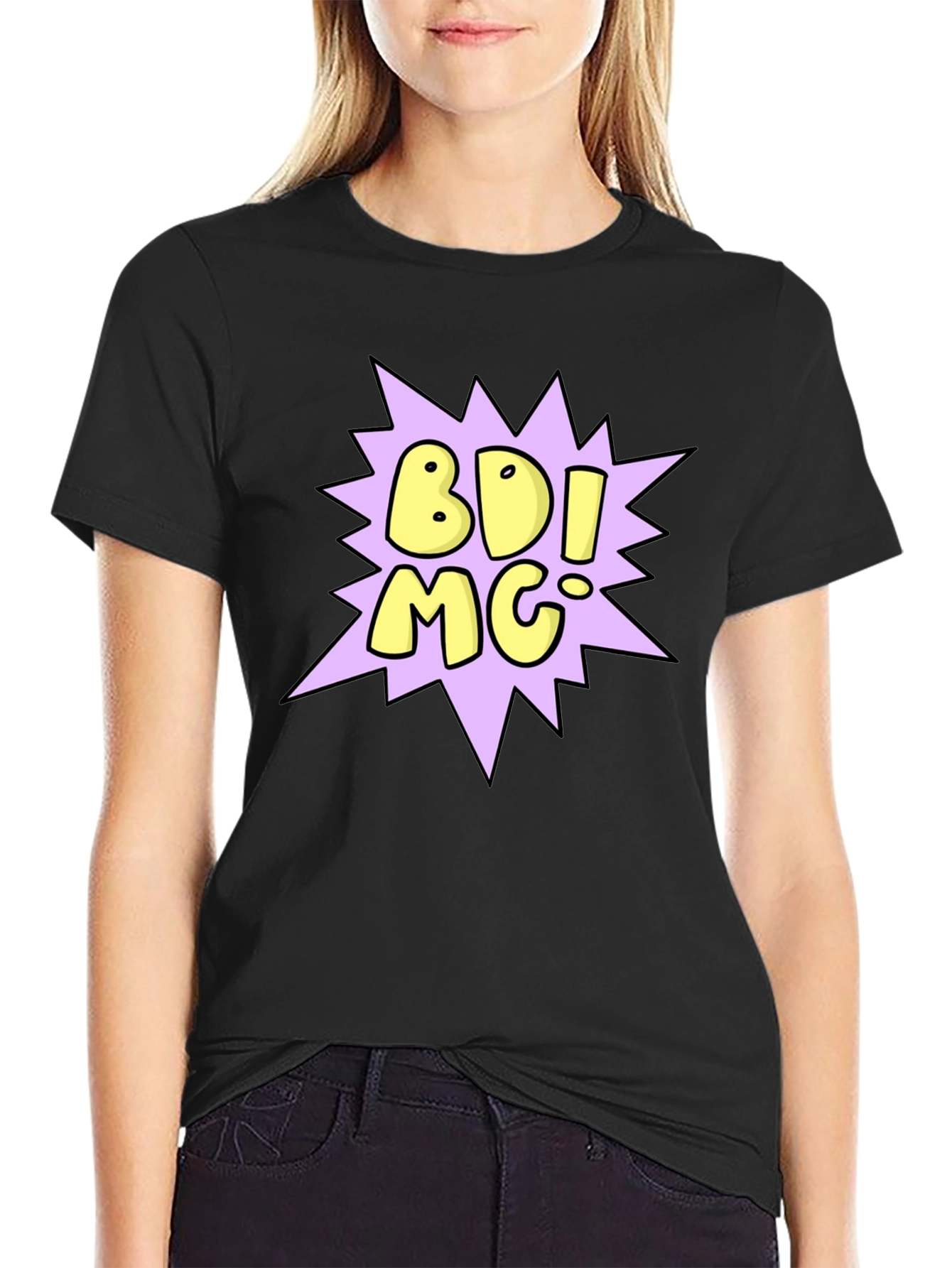 Camiseta Negra con Diseño BDI MC