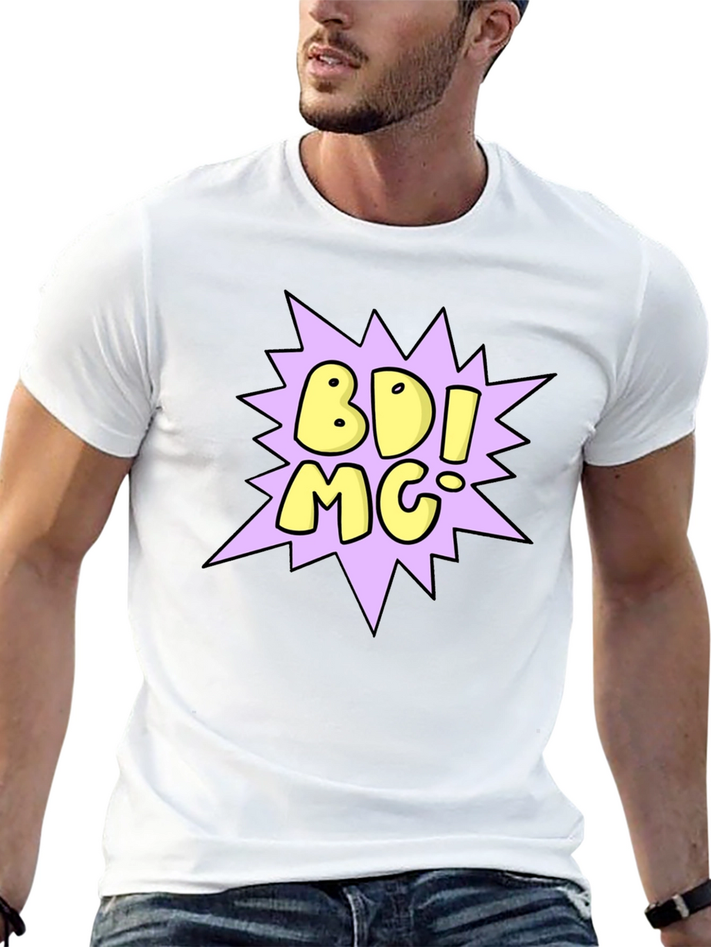 Camiseta Negra con Diseño BDI MC