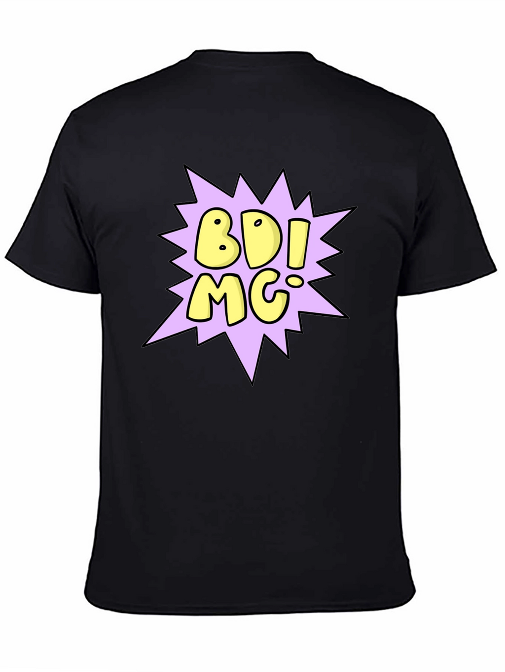 Camiseta Negra con Diseño BDI MC