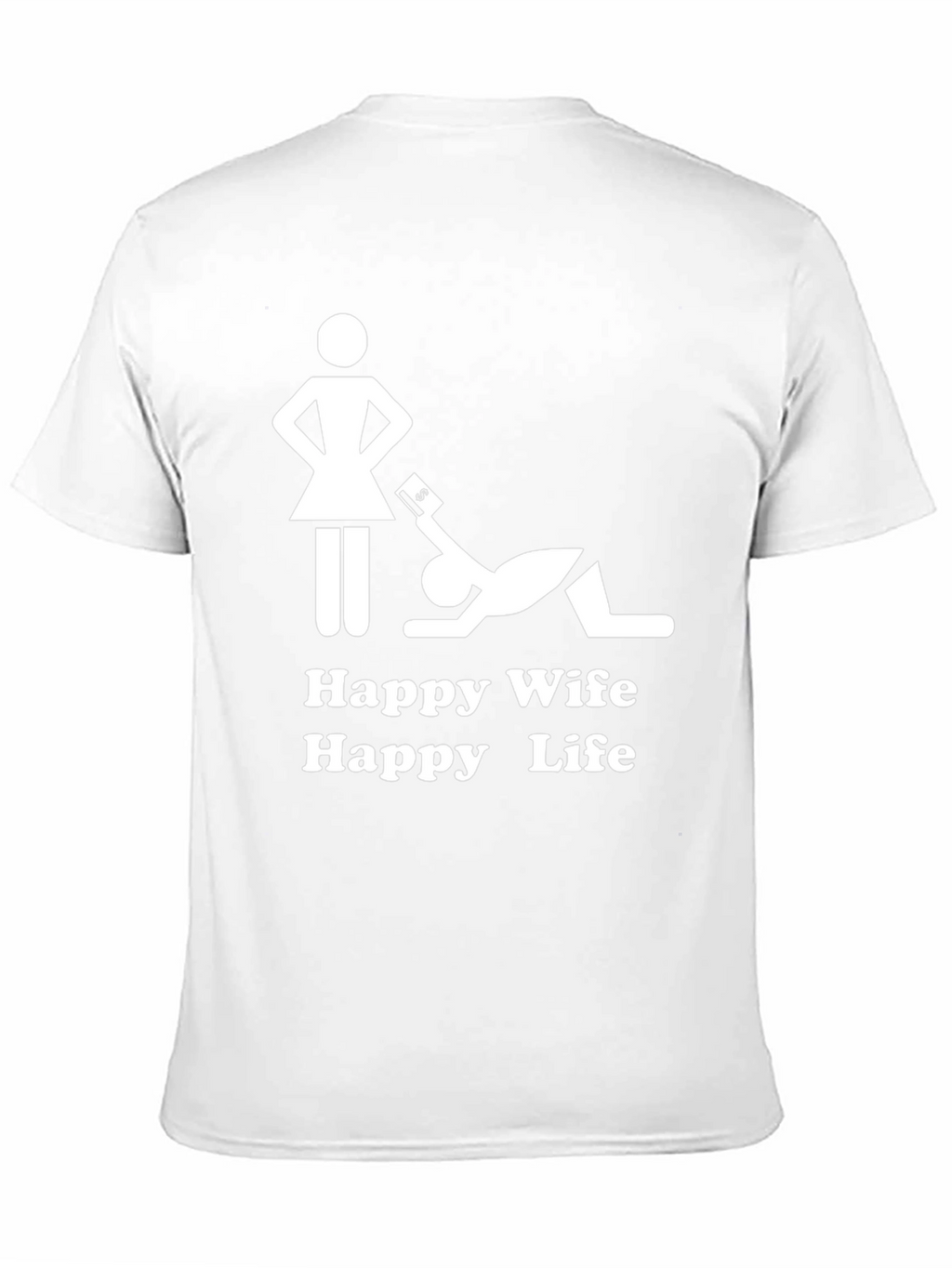 Camiseta Hombre: Esposa Feliz Vida Feliz