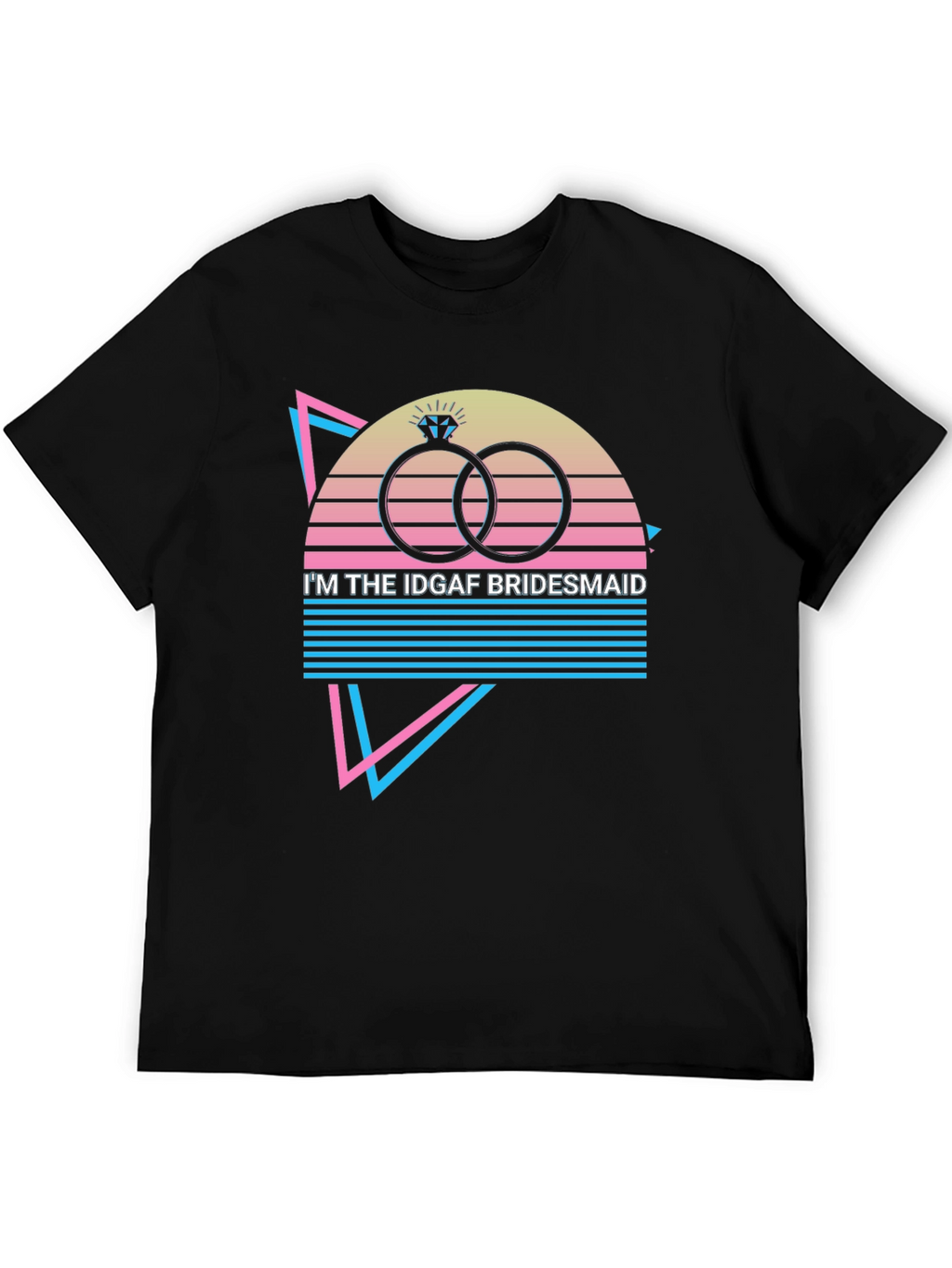 Camiseta de soltero/a Im the IDGAF Bridesmaid