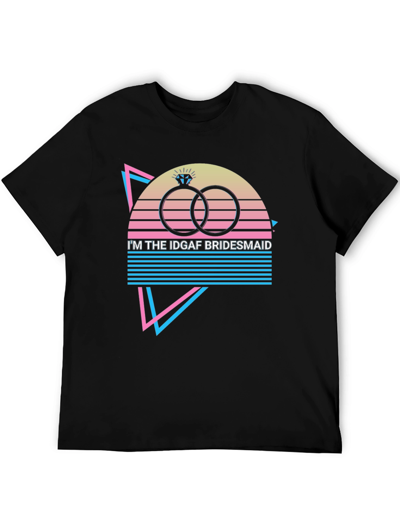 Camiseta de soltero/a Im the IDGAF Bridesmaid