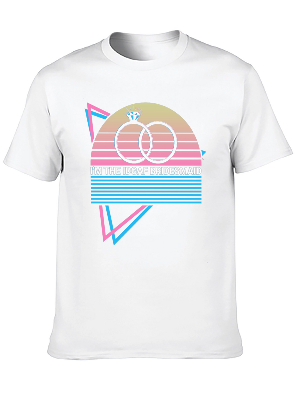 Camiseta de soltero/a Im the IDGAF Bridesmaid