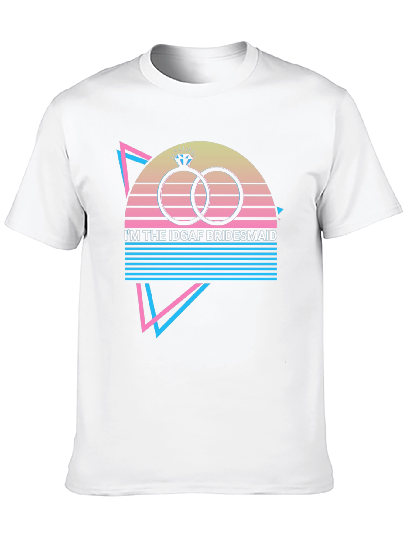 Camiseta de soltero/a Im the IDGAF Bridesmaid