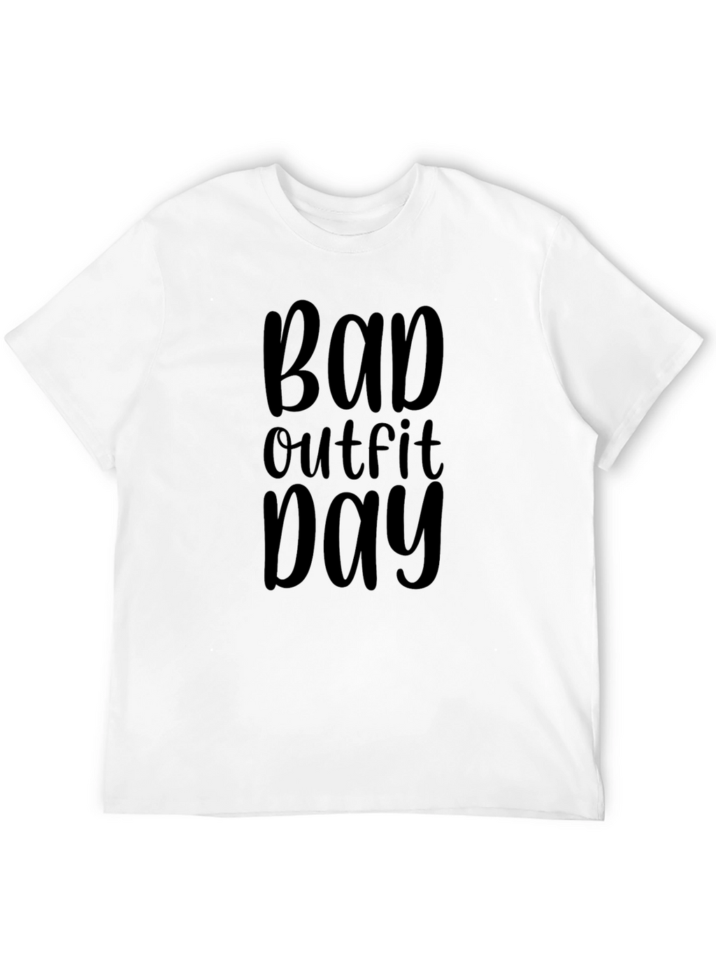 Camiseta Negra Bad Outfit Day Casual