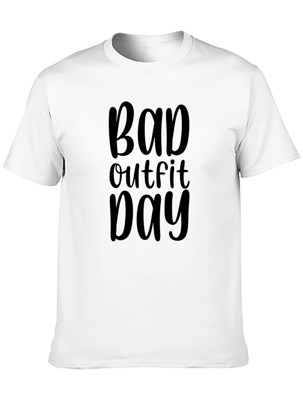 Camiseta Negra Bad Outfit Day Casual