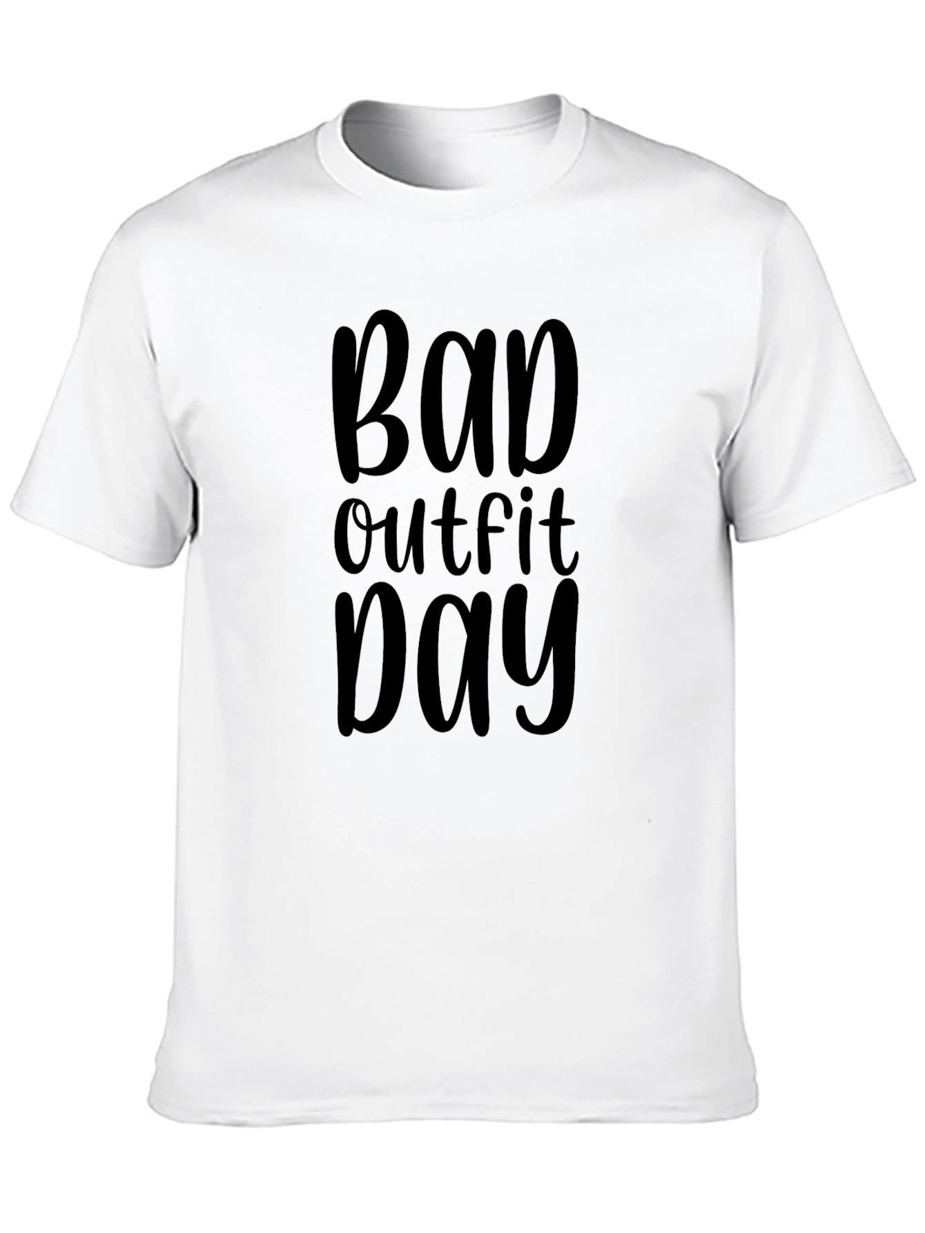Camiseta Negra Bad Outfit Day Casual