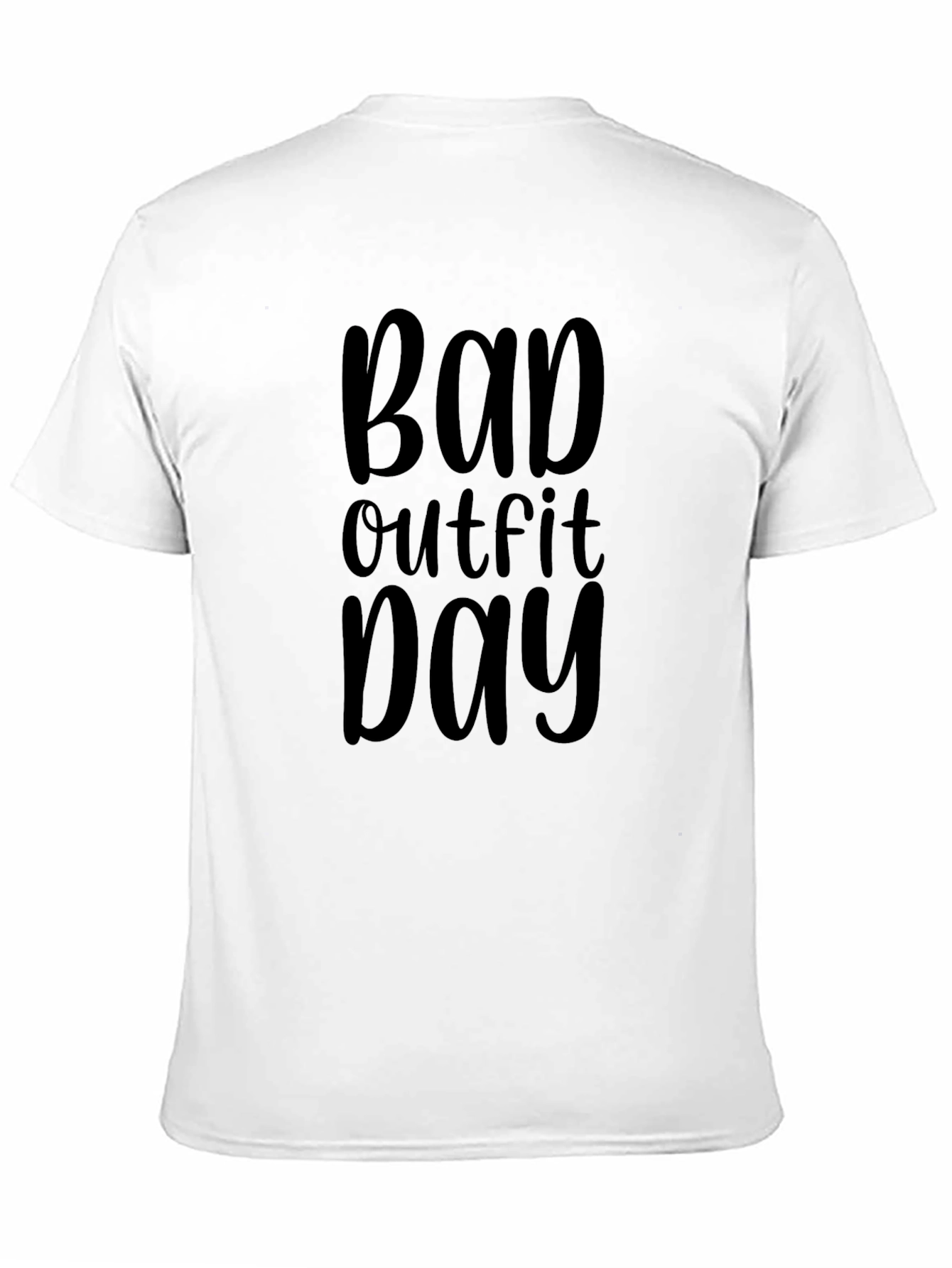 Camiseta Negra Bad Outfit Day Casual