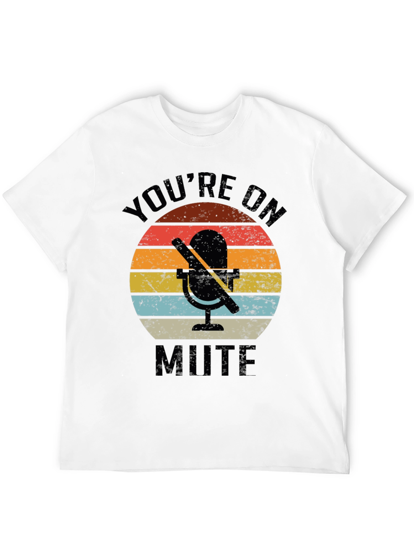 Camiseta Divertida: Estás en Mute - Diseño Retro