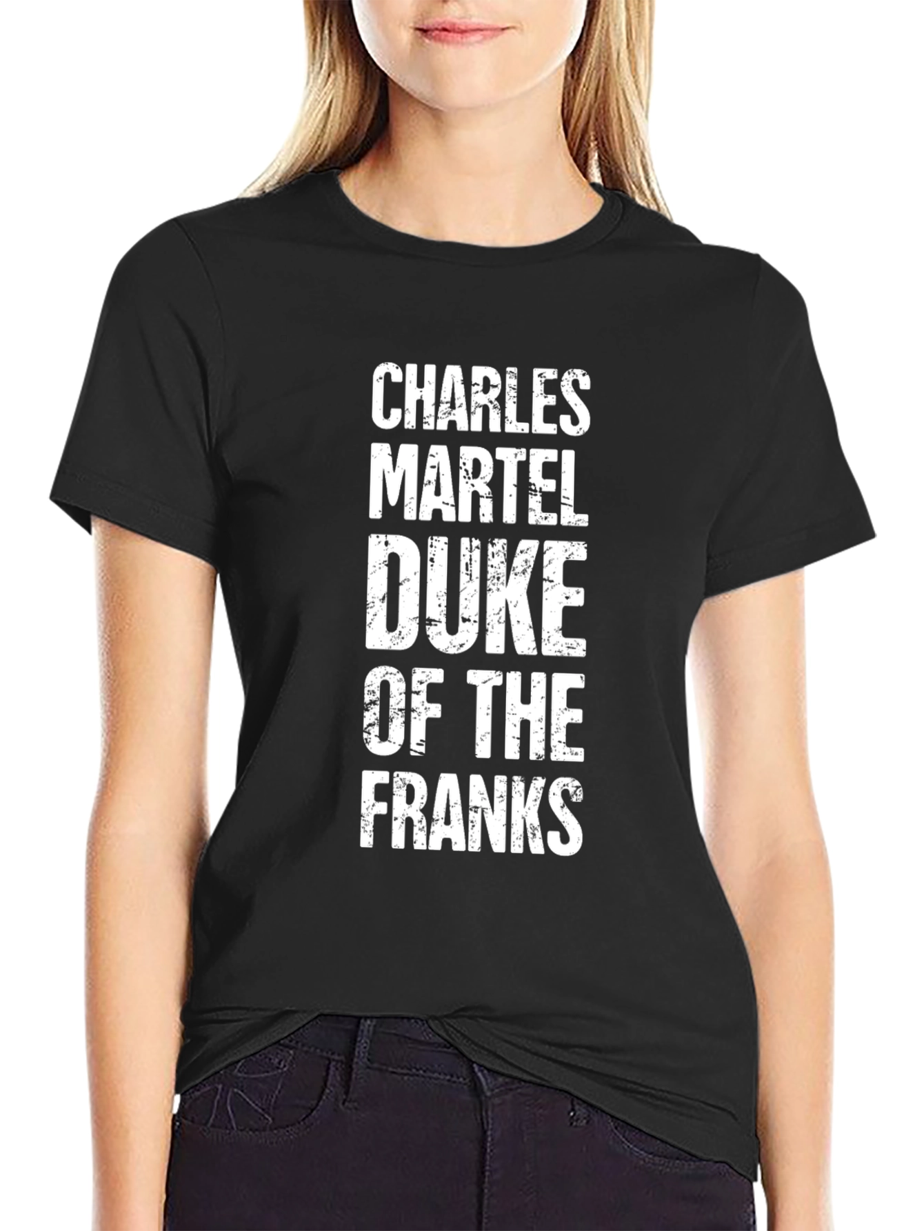 Camiseta Negra Charles Martel Duke of the Franks
