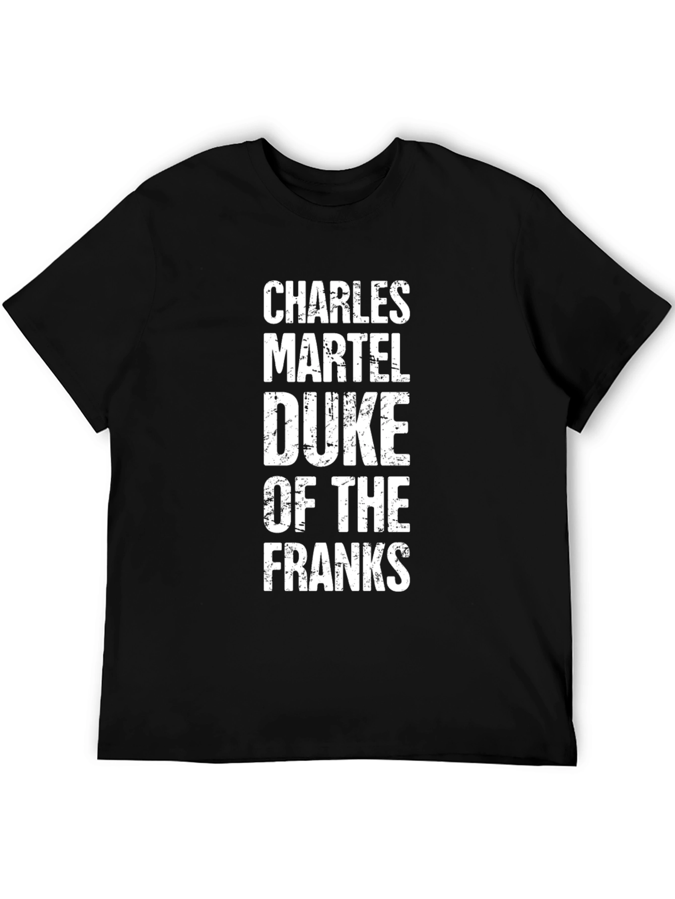 Camiseta Negra Charles Martel Duke of the Franks