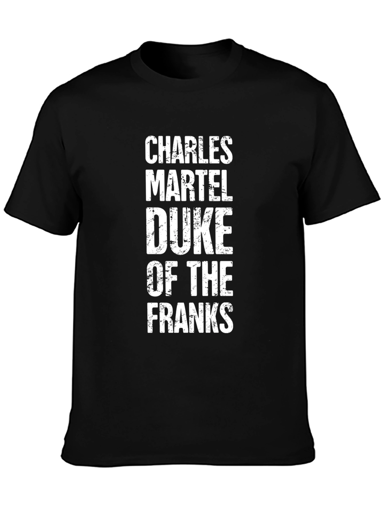 Camiseta Negra Charles Martel Duke of the Franks