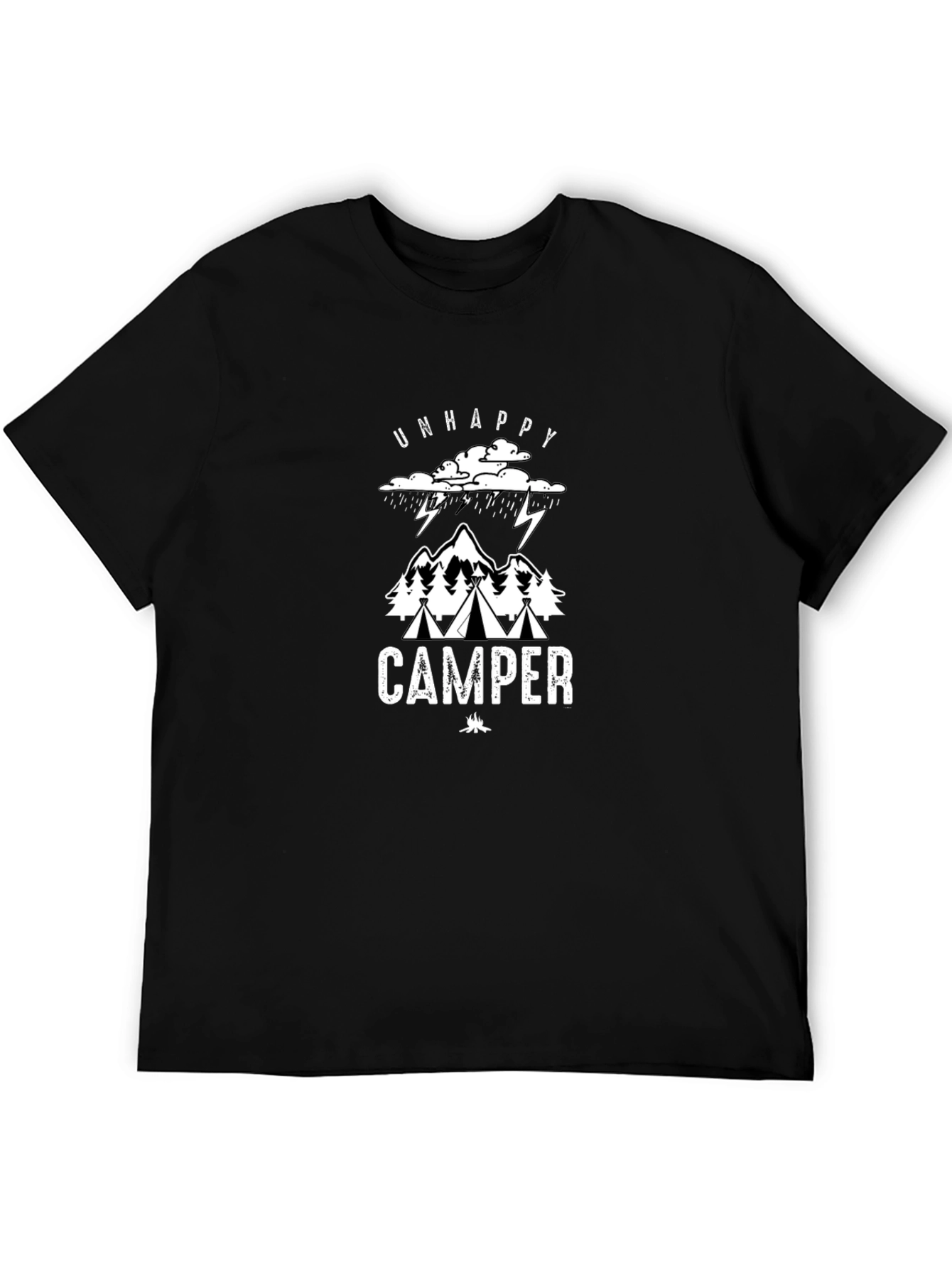 Camiseta Negra Camper Descontento