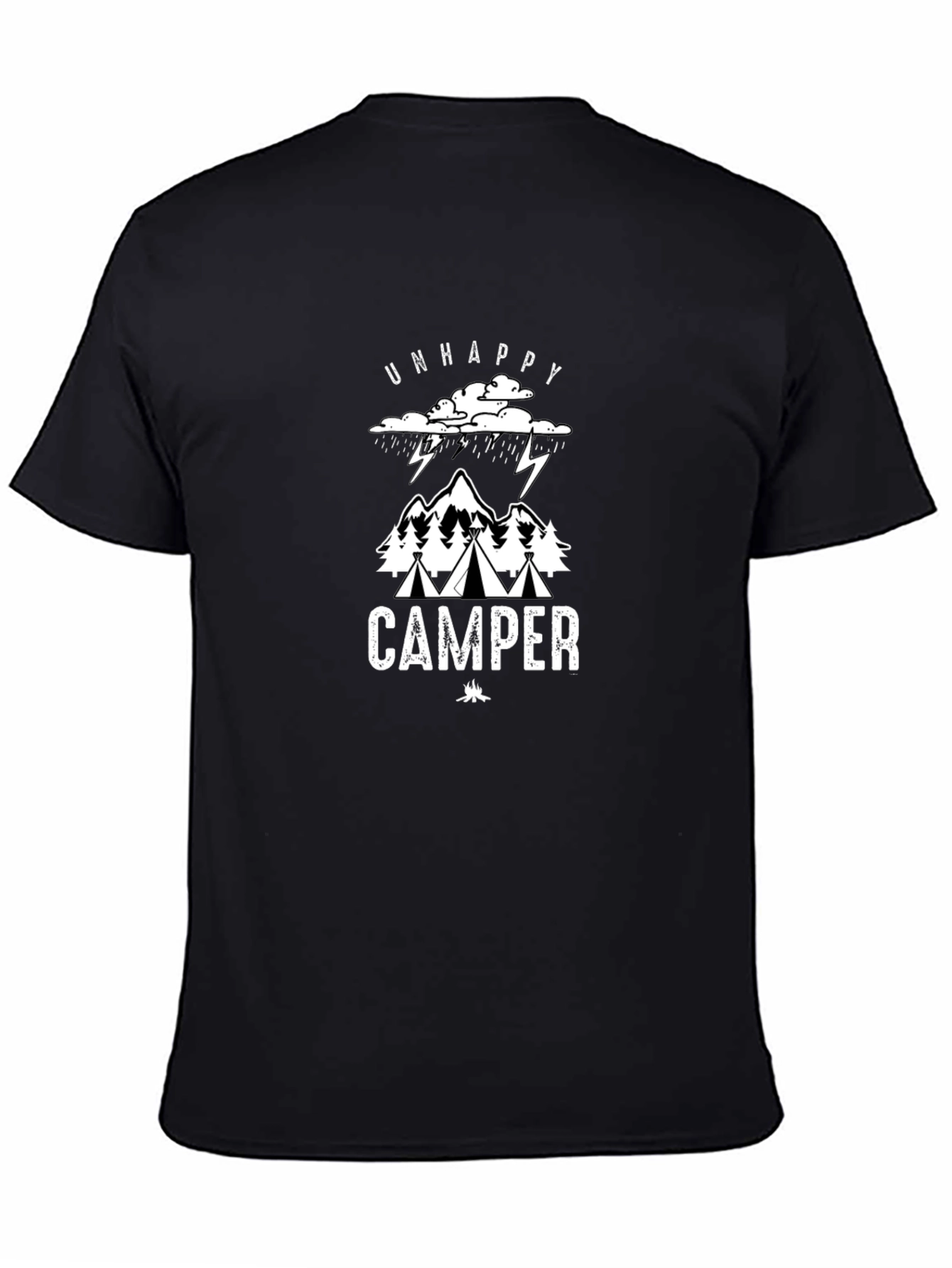 Camiseta Negra Camper Descontento