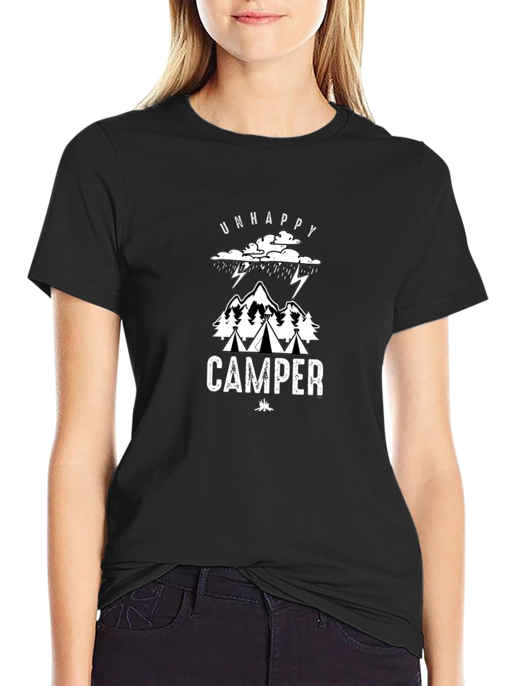 Camiseta Negra Camper Descontento