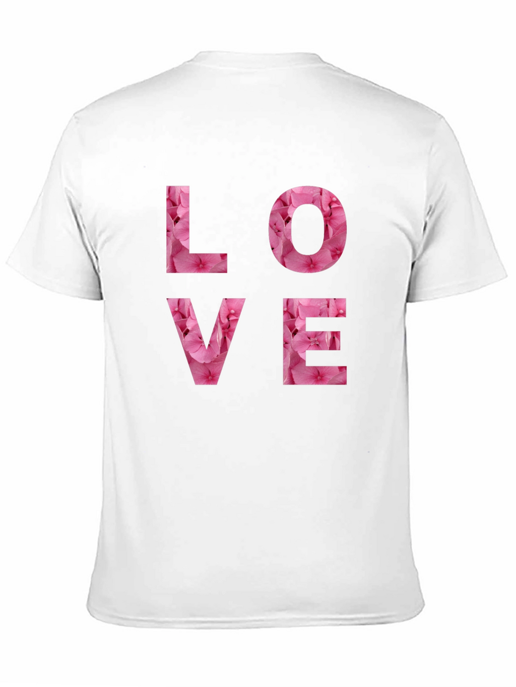 Camiseta Negra Amor Floral