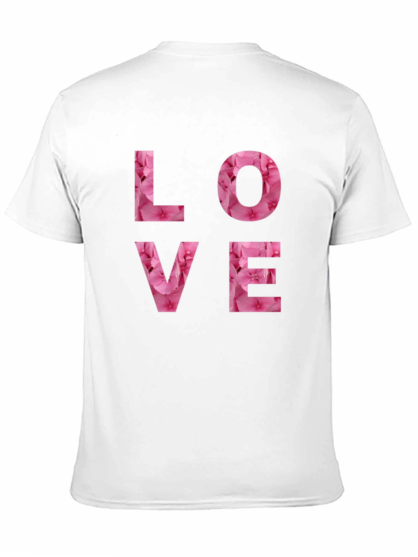 Camiseta Negra Amor Floral