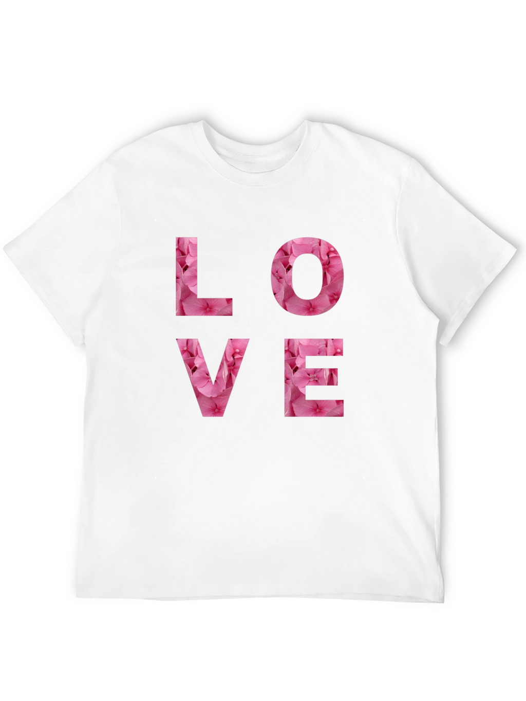 Camiseta Negra Amor Floral
