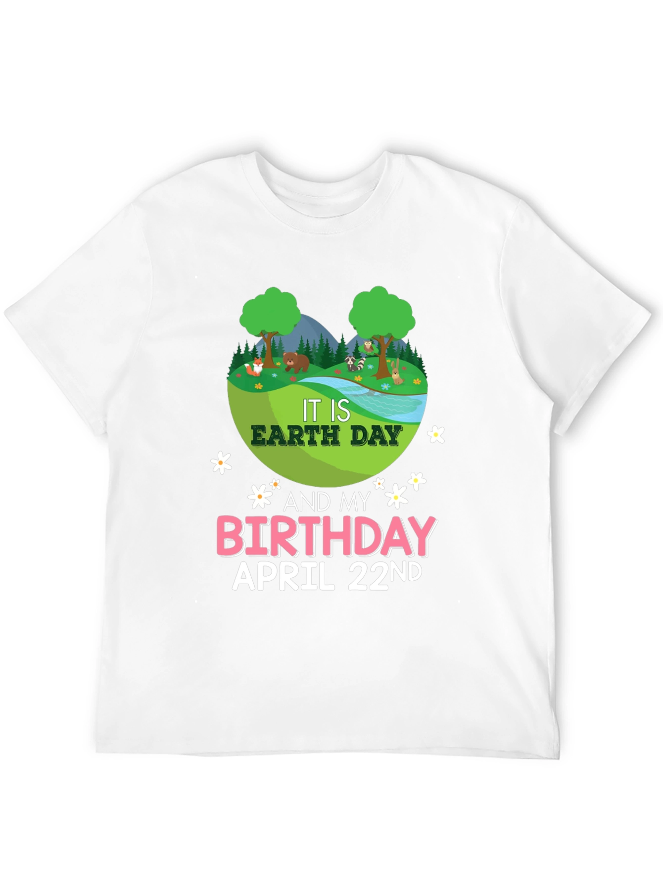 Camiseta Día de la Tierra Cumpleaños 22 de Abril