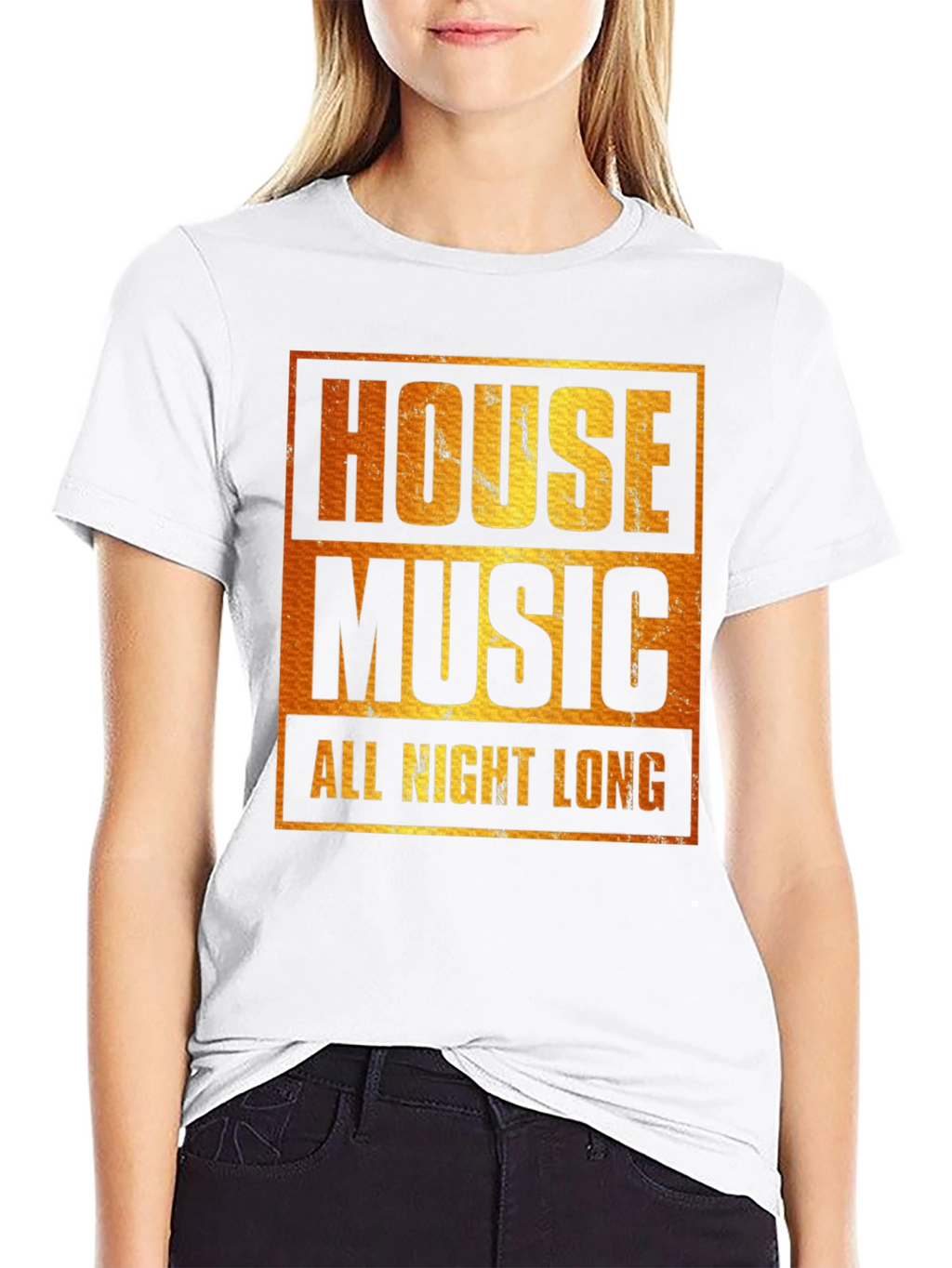 Camiseta House Music All Night Long