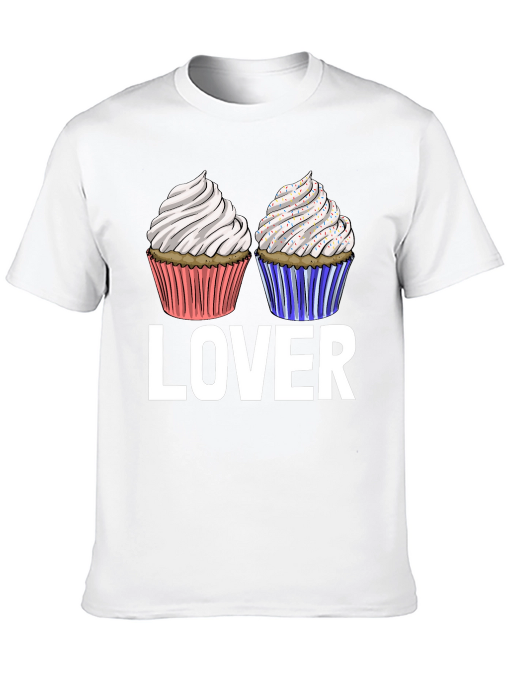Camiseta Lover de Cupcakes Dulces