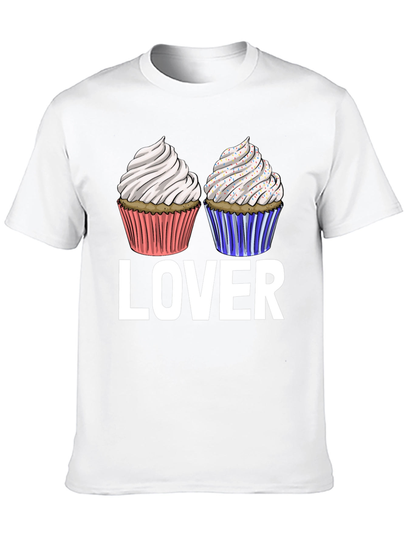 Camiseta Lover de Cupcakes Dulces